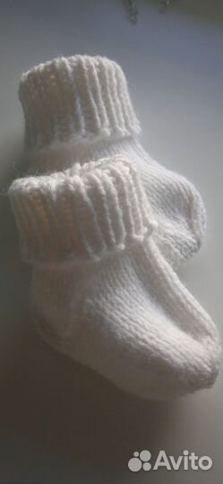 Носочки тёплые новорожденному