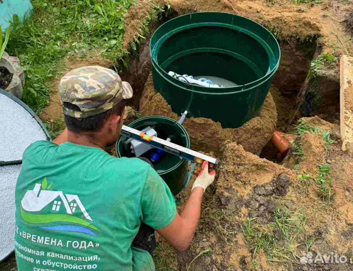 Установка автономной канализации, септики под ключ Биодевайс