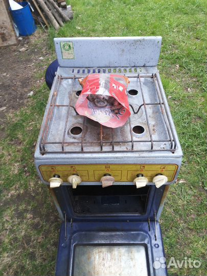 Плита газовая СССР 4х комфорк+духовка
