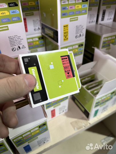 Картридж с лентой для принтеров Dymo D1, 9 мм