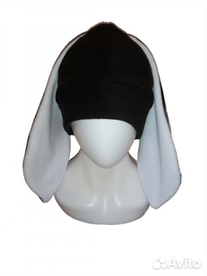 Шапка с длинными ушами, шапка Заяц демисезонная