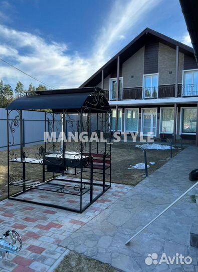 Мангал с печью