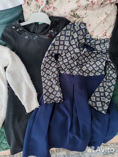 Вещи пакетом на девочку 134 140