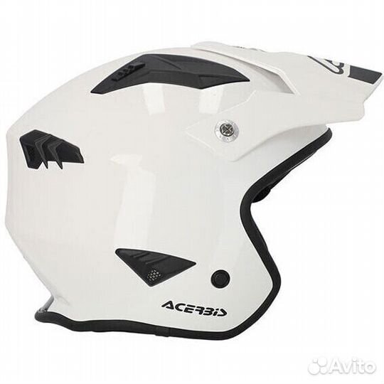 Acerbis Aria 2206 Jet Motorcycle Мотошлем White