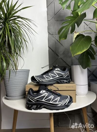 Кроссовки salomon gore tex black lunar