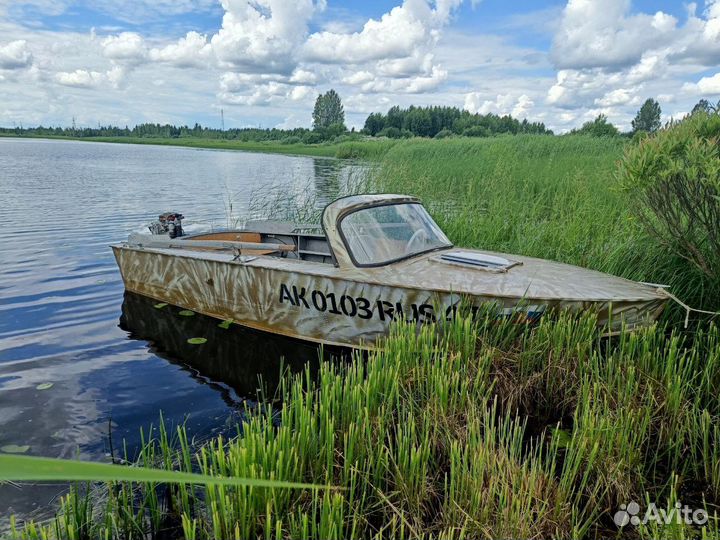 Катер прогресс 4 с мотором вихрь 30