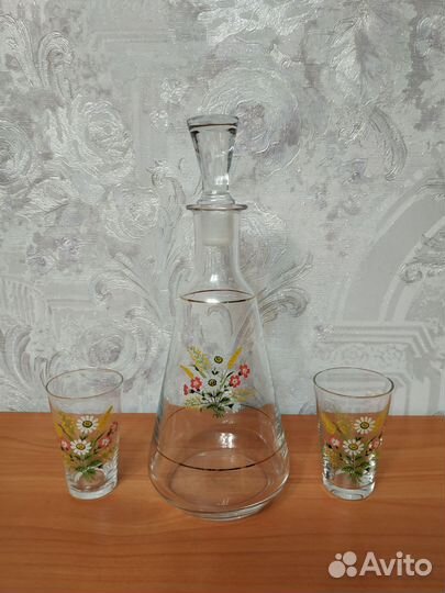 Графин плюс стопки СССР