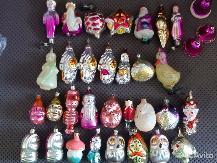 Елочные игрушки СССР