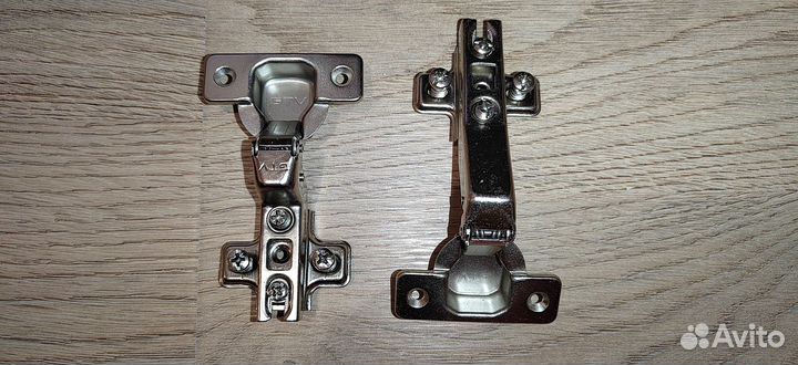 Петли для мебели, новые, 14 шт