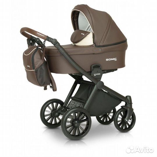 Коляска verdi sonic 3в1 эко-кожа
