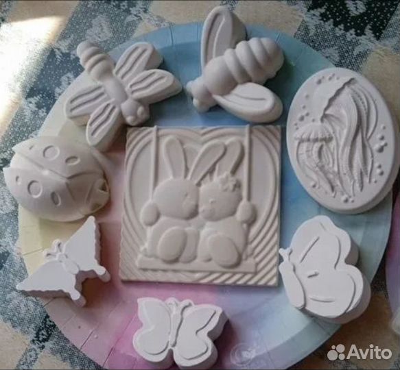 Гипсовые фигурки для раскрашивания