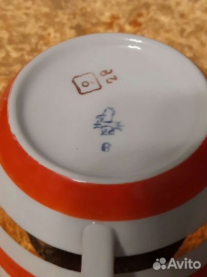 Сервиз из чайных пар винтаж ретро СССР