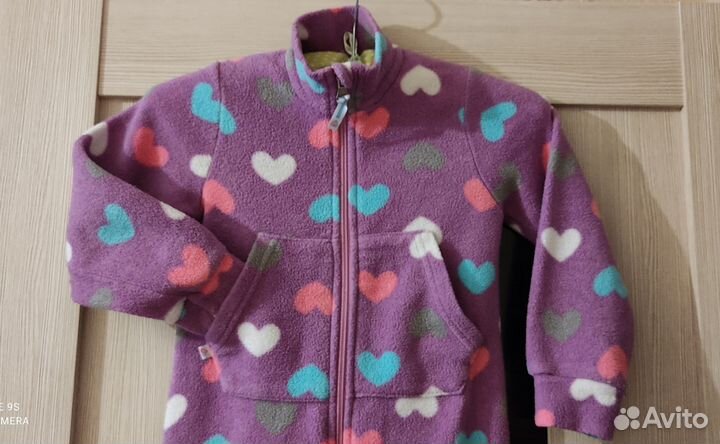 Комбинезон флисовый 104-110 на девочку