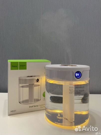 Увлажнитель воздуха с Дисплеем и 2 распылителями