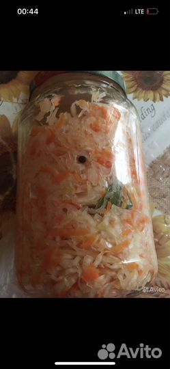 Капуста квашенная 3л банка