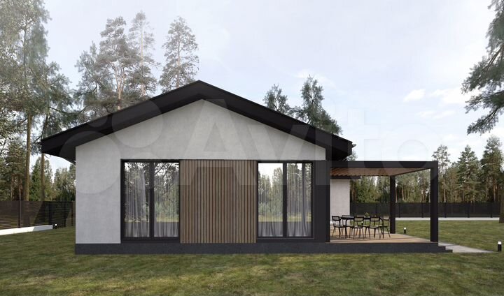 Коттедж 162,5 м² на участке 6,5 сот.