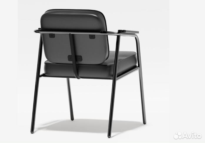 Стул-кресло мягкий с подлокотниками для кафе/дома