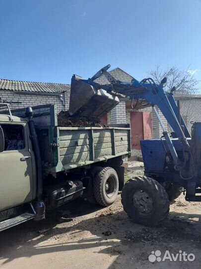 Вывоз мусора,вспашка земли,грузчики,спил деревьев
