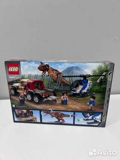 Конструктор lego Jurassic World Погоня за карнотав