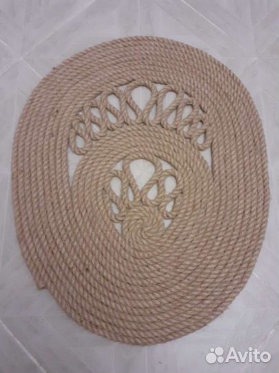 Коврик из джута