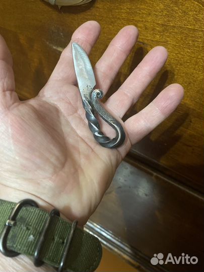 Миниатюрный кованый ножик