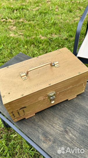 Сундук деревянный, ящик военный