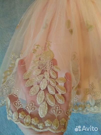 Нарядное платье для девочки 86 р-р