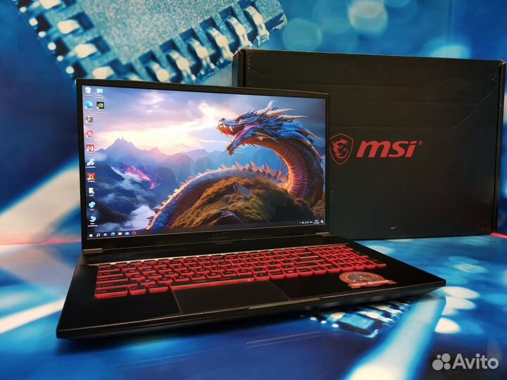 Игровой MSI i5 10500H/3050Ti / 17.3
