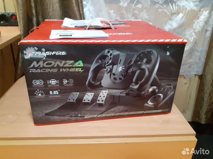Игровой руль flashfire monza racing