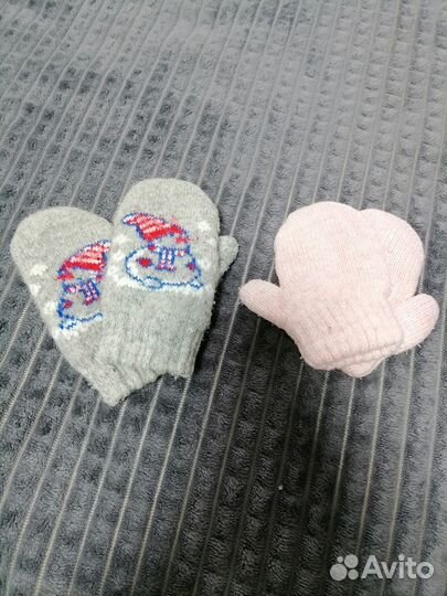 Варежки, перчатки на девочку