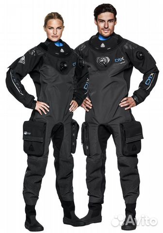 Сухой гидрокостюм для дайвинга D1x Hybrid Men