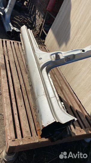 Левый Порог со Стойкой Ваз Лада Калина