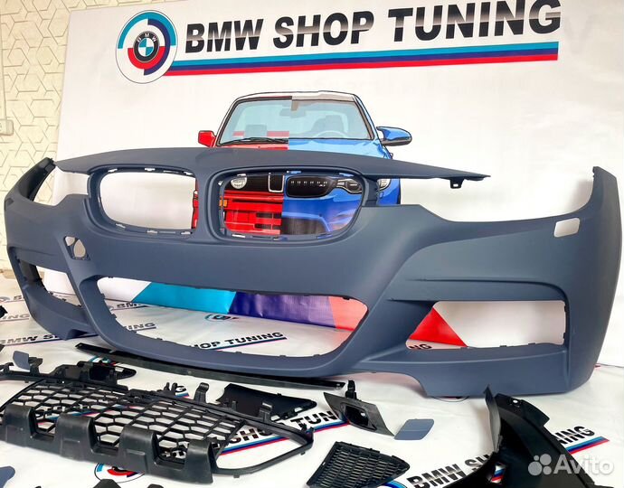 Бампер передний Bmw F30 M пакет