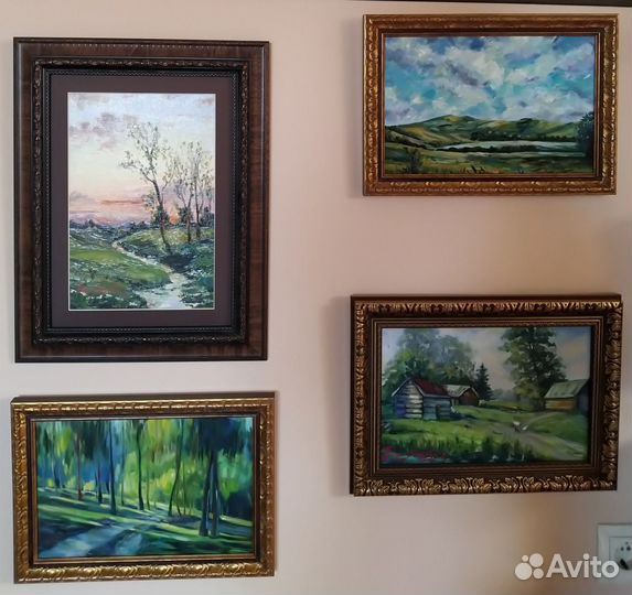 Живопись маслом,картины, 20х30 холст,в рамах