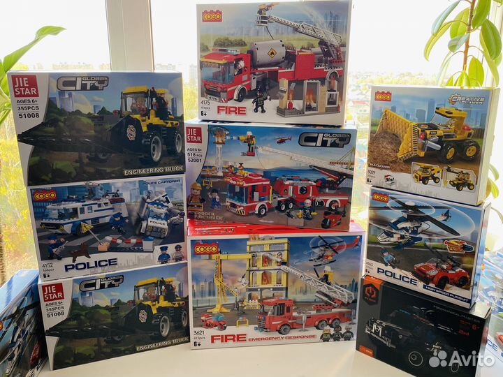 Новые конструкторы 6+, аналоги lego