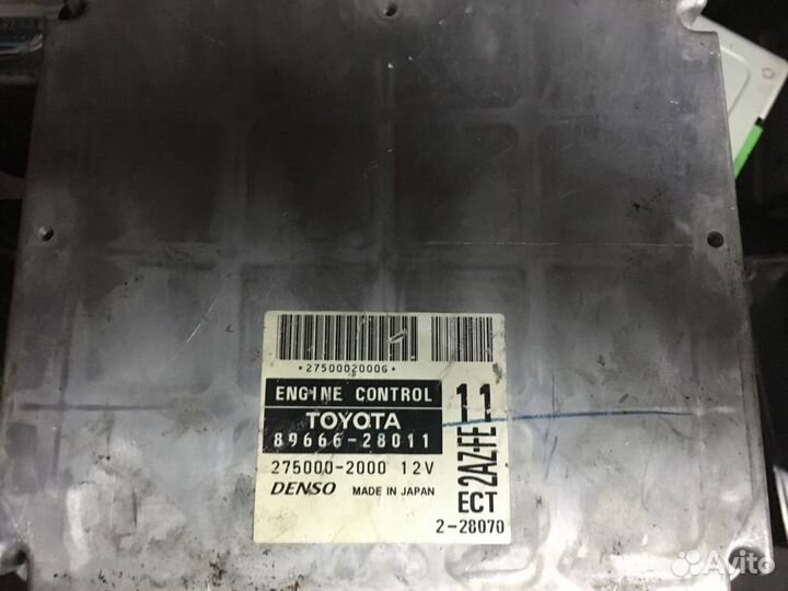 Toyota 89666-28011 Блок управления двигателем
