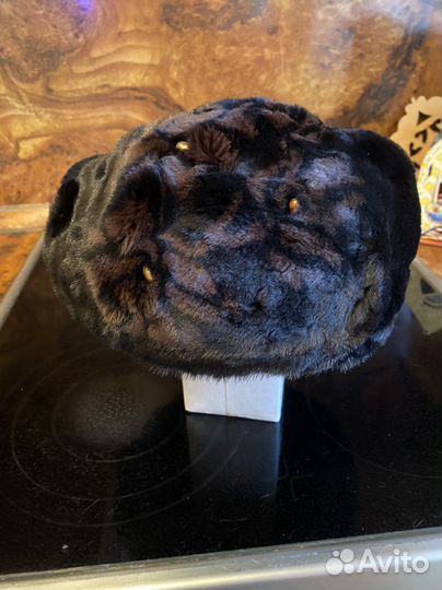 Норковый берет мягкий
