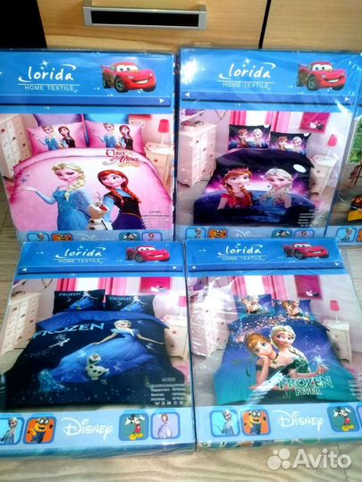 Детское постельное белье 1.5сп. Доставка