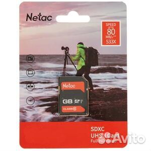 Карта sdhc Netac P600 на 8GB