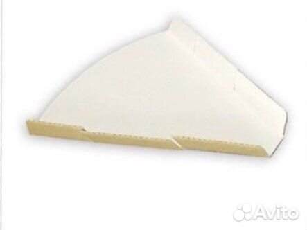 Подложка уголок тарелка 1/8 для порционной пиццы