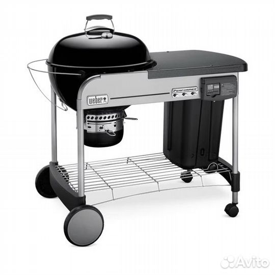 Угольный гриль weber performer deluxe GBS 57 см черный