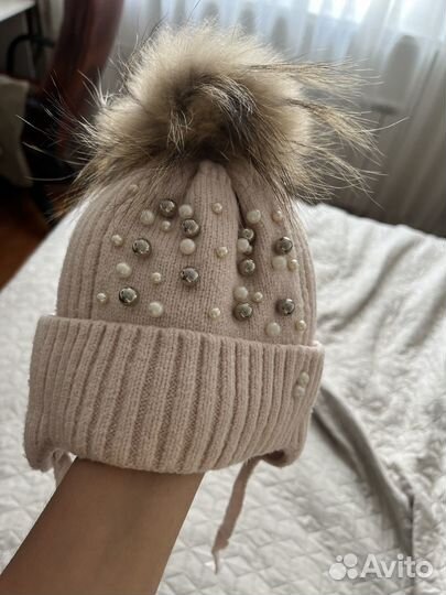 Зимняя шарка на девочку 3-6 лет