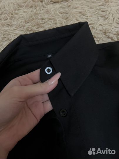 Вечернее платье 44 черное школьное женское