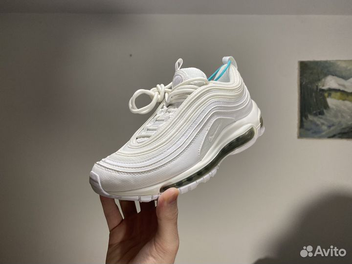 Кроссовки Nike Air Max 97 GS White Metallic Silver