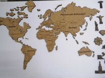 Карта мира пробка
