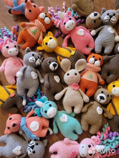 Вязаные игрушки для подарка