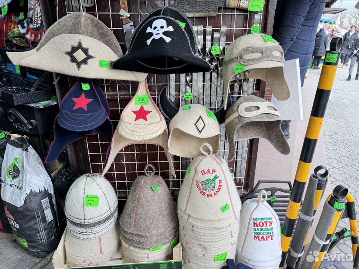 Шапка для бани и сауны