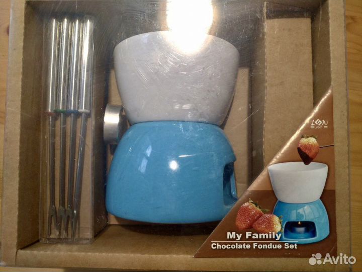 Набор для фондю новый, фондюшница