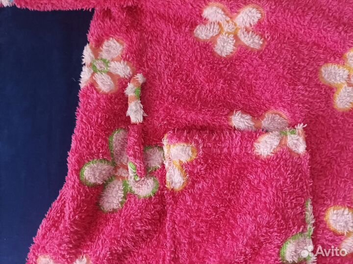 Халат для девочки банный