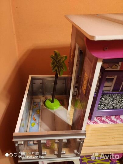 Кукольный домик для барби с мебелью